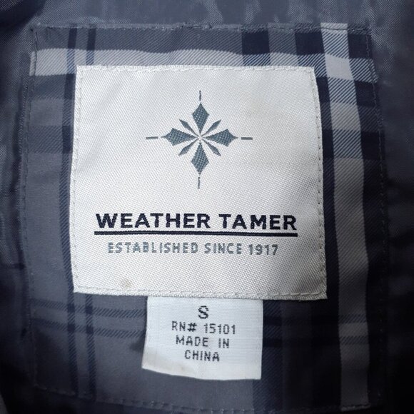 Weather Tamer Womens Anorak Jacket S Gray Plaid Lined Hooded CL - Picture 4 of 7